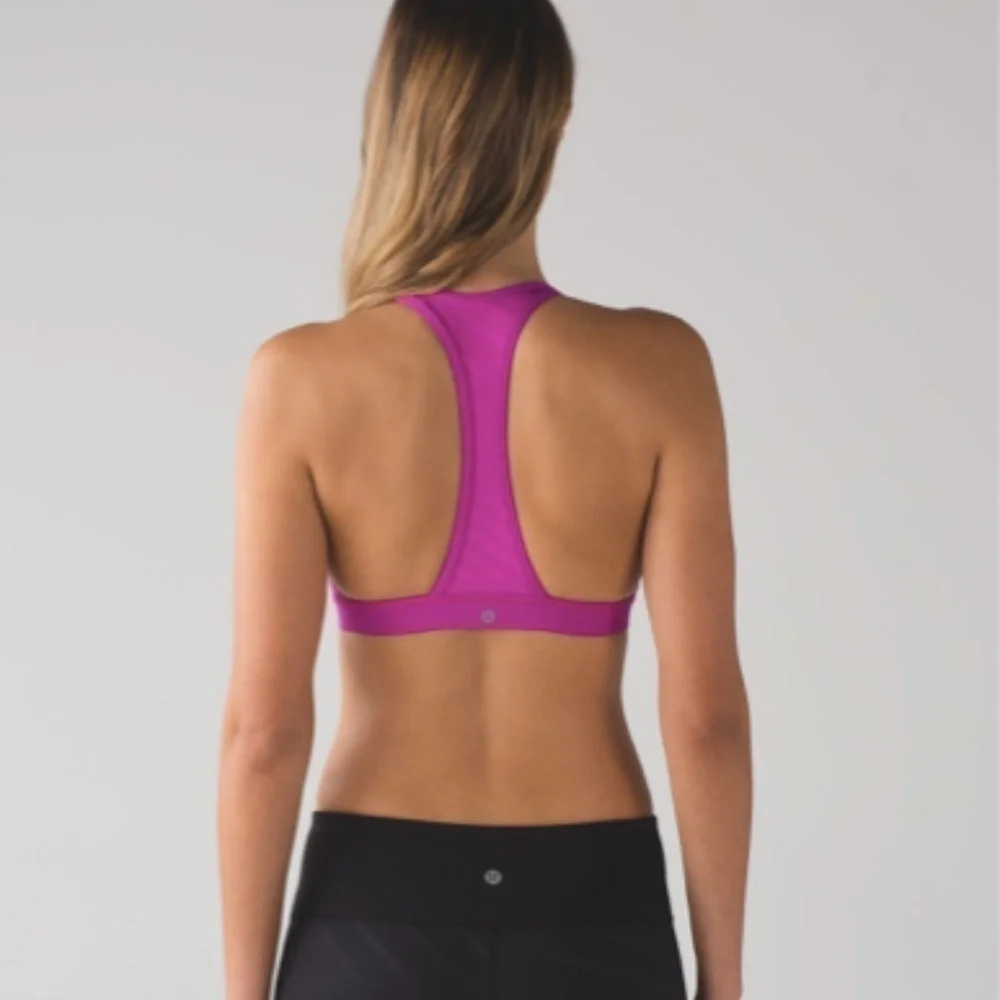 Lululemon Hot Like Agni Bra Polar Pink